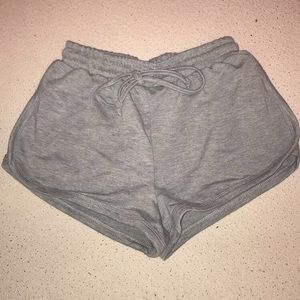 grey comfy shorts only worn once to try on